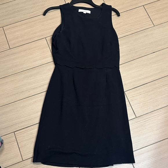 LOFT Black Sleeveless Mini Dress With Open Back - Picture 1 of 6